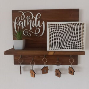 Family key holder with Storage
