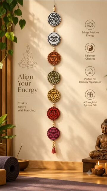 🌈 Align Your Energy with SuryaKriti! ✨
Bring beauty, colour and a peaceful spiritual touch to your home with our Chakra Yantra Wall Hanging. 🧘🏡
✨ Perfect for home décor 🧘 Ideal for yoga & meditation spaces 🎁 A thoughtful gift for your loved ones 💛 Bulk orders & customisation available!
📞 Contact: +91 75004 14004 🌐 www.suryakriti.com
SuryaKriti — Designed to Shine! ✨
SuryaKriti #ChakraWallHanging #SpiritualDecor #YogaDecor #HomeDecorIndia #Meditation Space HandcraftedDecor CustomizedGifts BulkOrders DesignedToShine